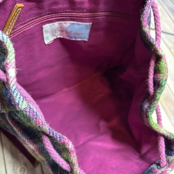 Boden Plaid Wool Backpack - Picture 4 of 4